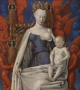Jean Fouquet Madonna and Chile (mk08) Spain oil painting artist